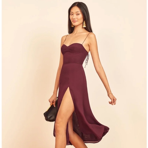 Reformation Dresses & Skirts - Reformation Juliette Dress in plum.